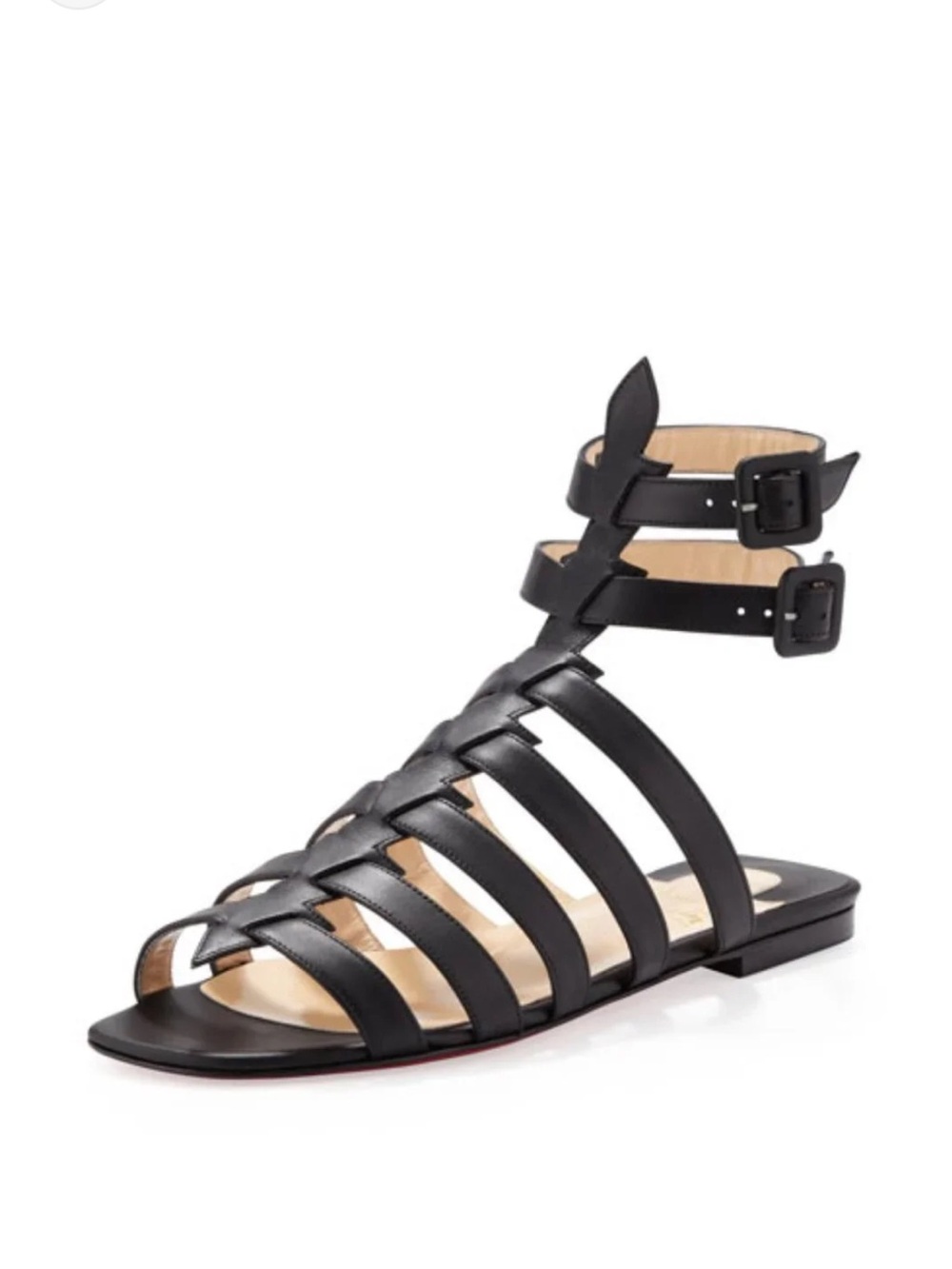 Christian Louboutin Neronna Cage Flat Sandals